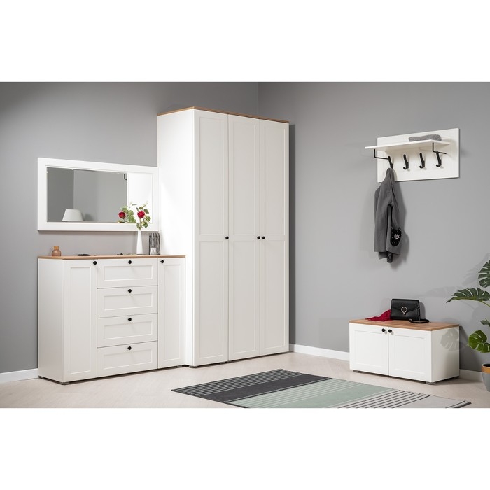 Вешалка Остин 15.12, 797х296х397, Белый