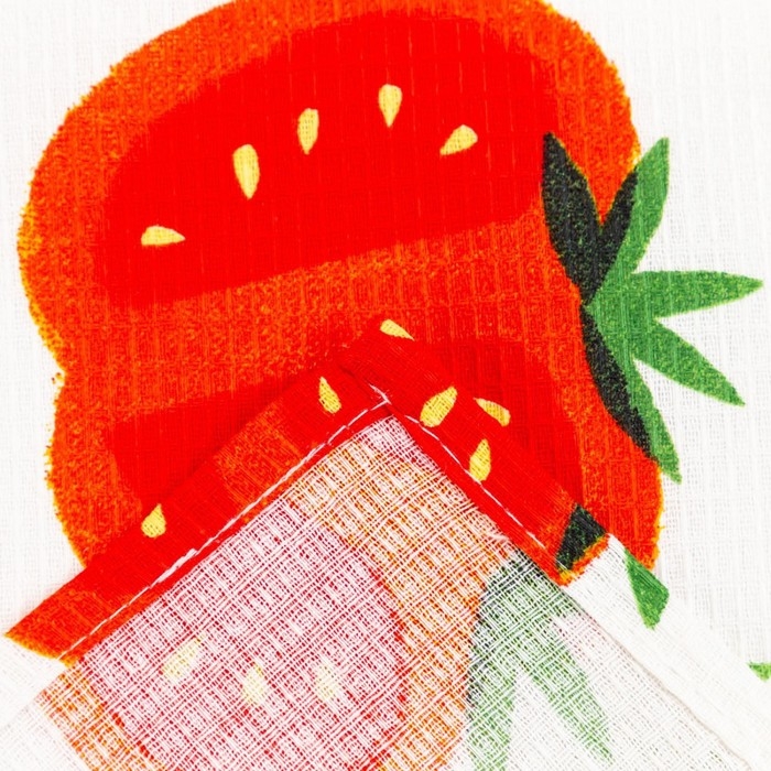 Набор кухонных полотенец Доляна Love vegan, 35х60см-4шт, 100% хлопок