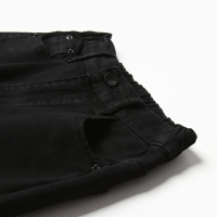 Джинсы для девочек, цвет чёрный, рост 128 см