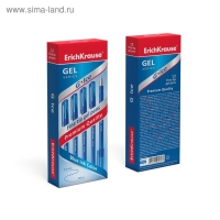 Ручка гелевая ErichKrause G-Ice, узел 0.5 мм, чернила синие, длина линии письма 500 метров Ручка гелевая ErichKrause G-Ice, узел 0.5 мм, чернила синие, длина линии письма 500 метров