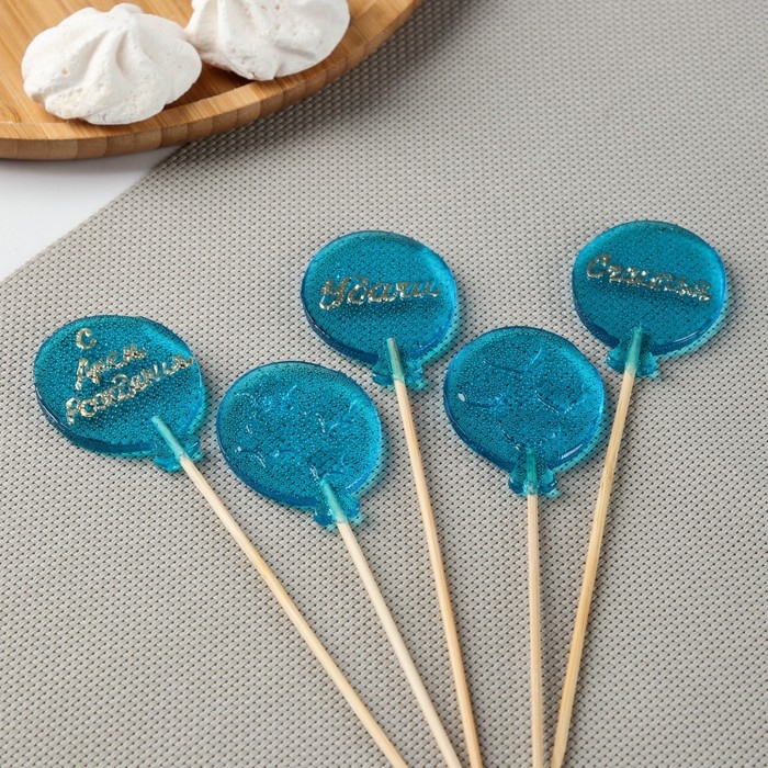 Силиконовый молд для леденцов и шоколада &laquo;Шарики&raquo;, 5,5 см, цвет прозрачный