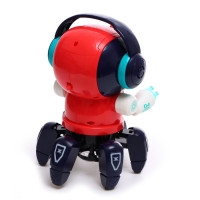 Робот музыкальный &laquo;Смарти&raquo;, русское озвучивание, световые эффекты, цвет красный
