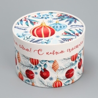 Набор шляпных коробок 3 в 1 «Яркого Нового года», 16 х 10, 14 х 9, 13 х 8,5 см, Новый год Набор шляпных коробок 3 в 1 «Яркого Нового года», 16 х 10, 14 х 9, 13 х 8,5 см, Новый год