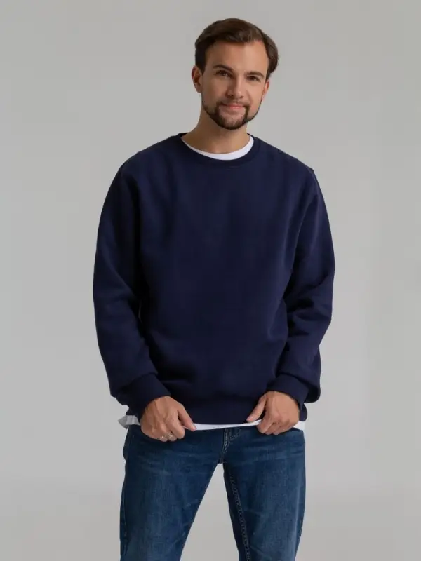 Свитшот унисекс King, темно-синий, размер 4XL