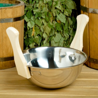 Таз из нержавеющей стали, 3,2л, с двумя ручками, "Добропаровъ" Таз из нержавеющей стали, 3,2л, с двумя ручками, "Добропаровъ"