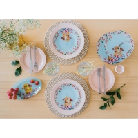 Тарелка стеклянная Доляна &laquo;Кролик&raquo;, d=20 см