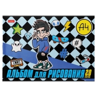 Альбом для рисования А4, 20 листов "Влад А4", обложка мелованный картон, блок 100 г/м2, МИКС 5 видов Альбом для рисования А4, 20 листов "Влад А4", обложка мелованный картон, блок 100 г/м2, МИКС 5 видов