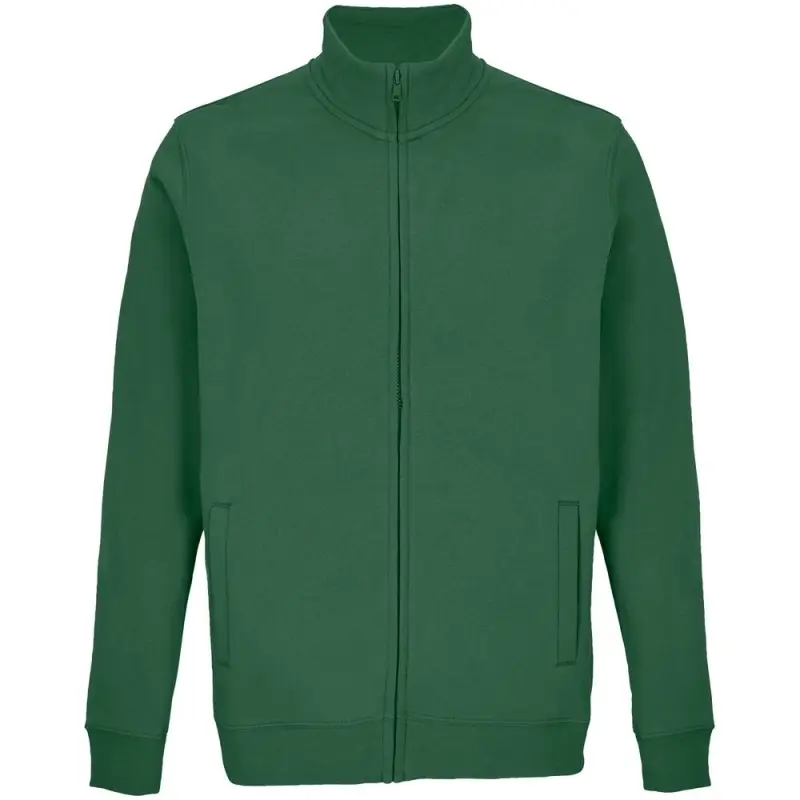 Толстовка унисекс Cooper, темно-зеленая, размер XS