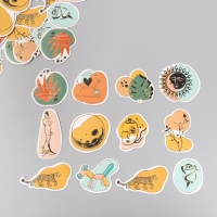 Наклейки для творчества "Абстракция" тиснение золото набор 48 шт 9х7х0,8 см Наклейки для творчества "Абстракция" тиснение золото набор 48 шт 9х7х0,8 см