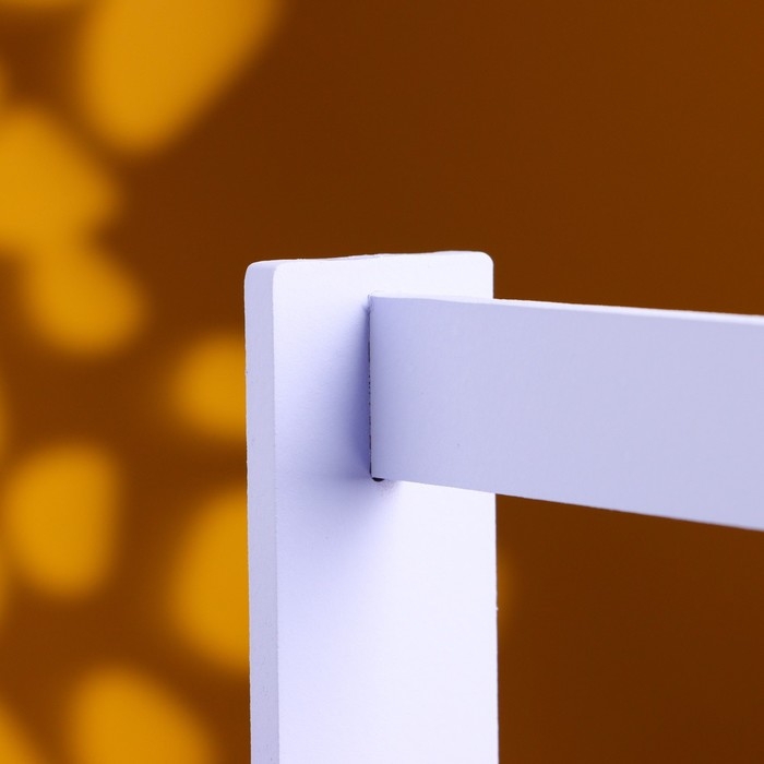 Кашпо деревянное "Эллада большая, сетка", с ручкой, 25&times;12,5&times;10(25) см Лавандовый