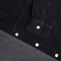 Куртка джинсовая O1, черная, размер XS/S