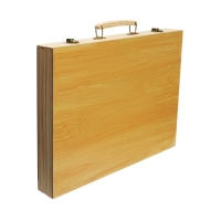 Набор для рисования в деревянном чемоданчике, складной Набор для рисования в деревянном чемоданчике, складной