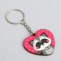 Брелок для ключей, значок, сувенир «Енот», набор, 6,8 х 10,5 см. Брелок для ключей, значок, сувенир «Енот», набор, 6,8 х 10,5 см.