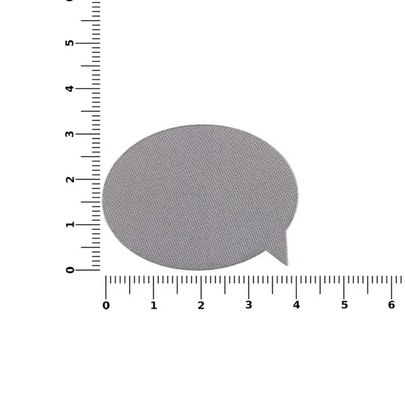 Наклейка тканевая Lunga Bubble, M, серая Наклейка тканевая Lunga Bubble, M, серая