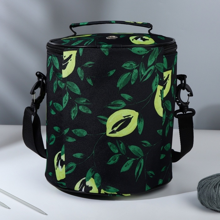 Сумка-футляр &laquo;Зелень&raquo;, 2 люверса, d = 21 &times; 23 см, цвет разноцветный