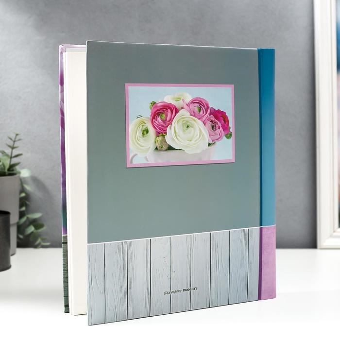 Фотоальбом магнитный 30 листов "Цветы"