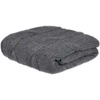 Плед Snefald, серый (маренго меланж) Плед Snefald, серый (маренго меланж)