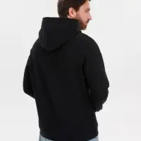 Худи оверсайз унисекс Outshine, черное, размер XL/2XL