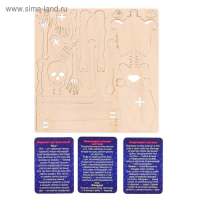 Набор для опытов «Строение человека», 10 обучающих карточек Набор для опытов «Строение человека», 10 обучающих карточек