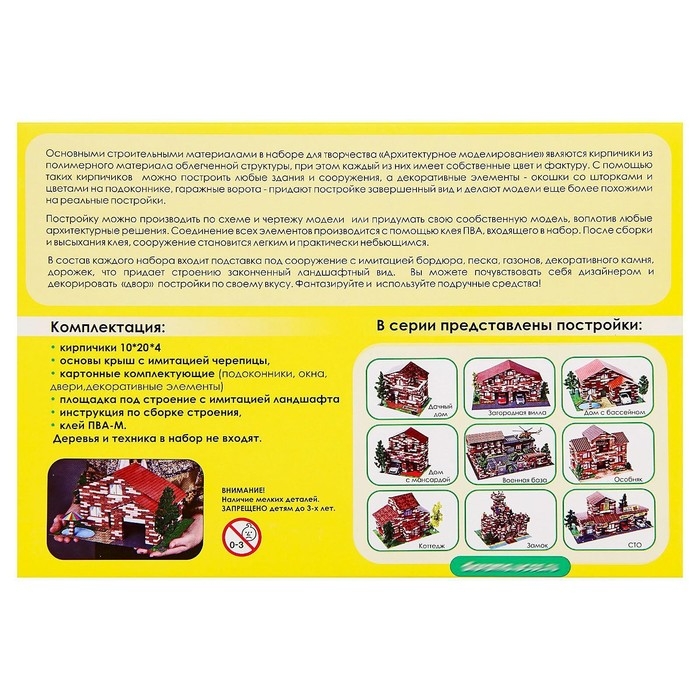 Конструктор из кирпичиков «Полиция», 270 деталей Конструктор из кирпичиков «Полиция», 270 деталей