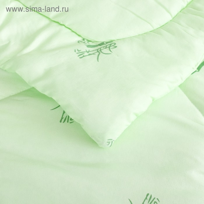 Одеяло Бамбук 172х205 см, полиэфирное волокно 200 гр/м, пэ 100%