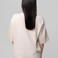 Футболка унисекс оверсайз Street Vibes, бежевая, размер M/L Футболка унисекс оверсайз Street Vibes, бежевая, размер M/L