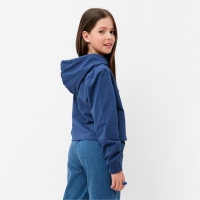 Толстовка для девочки, цвет ниагара, рост 146 см