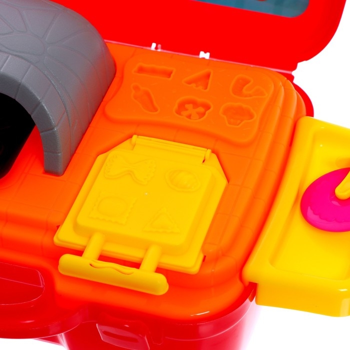 Набор для игры с пластилином &laquo;Пиццерия&raquo;, 4 баночки с пластилином