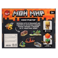 Конструктор UNICON &laquo;Магнитные кубики. Мой мир&raquo;, 2 фигурки, 80 деталей