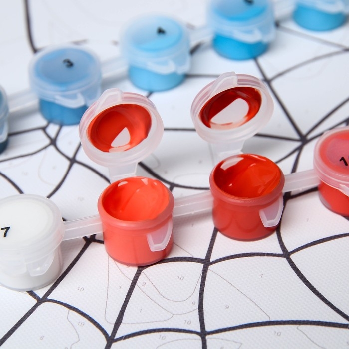 Картина по номерам на подрамнике 30х40 см, Человек-паук Картина по номерам на подрамнике 30х40 см, Человек-паук