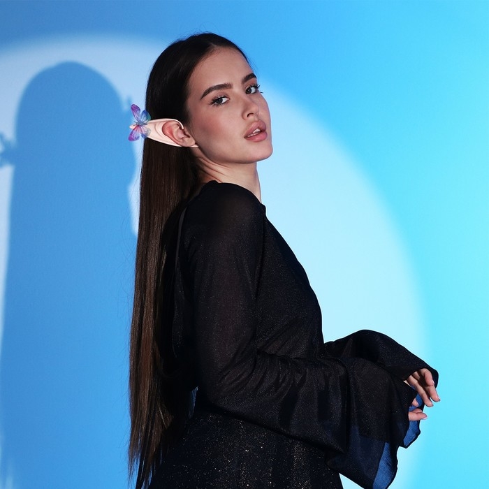 Карнавальные ушки Эльф, с бабочками, на Хэллоуин