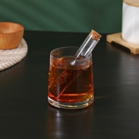 Колба стеклянная для заваривания с пробкой из бамбука «Алхимия», 2×12 см, набор, 12 шт Колба стеклянная для заваривания с пробкой из бамбука «Алхимия», 2×12 см, набор, 12 шт