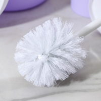 Набор аксессуаров для ванной комнаты &laquo;Лайт&raquo;, 6 предметов (мыльница, дозатор, 2 стакана, ёршик, ведро), цвет сирень