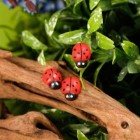Декор флористический &laquo;Божьи коровка&raquo;, 38 шт.,13 х 11 мм