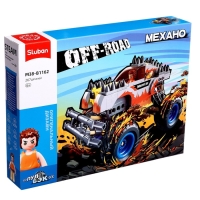 Конструктор внедорожник &laquo;Бигфут&raquo; Sluban Механо, инерционный, 267 деталей, 6+