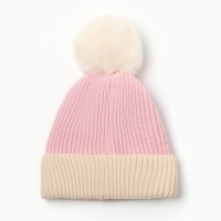 Шапка детская MINAKU, цв.розовый, р-р 48-50 Шапка детская MINAKU, цв.розовый, р-р 48-50