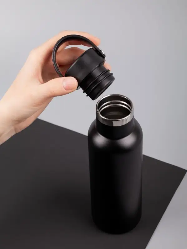 Термобутылка Bidon, черная