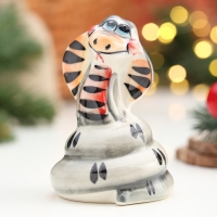 Сувенир &laquo;Змея Милена&raquo;, гжель, цвет, 10х6.5 см