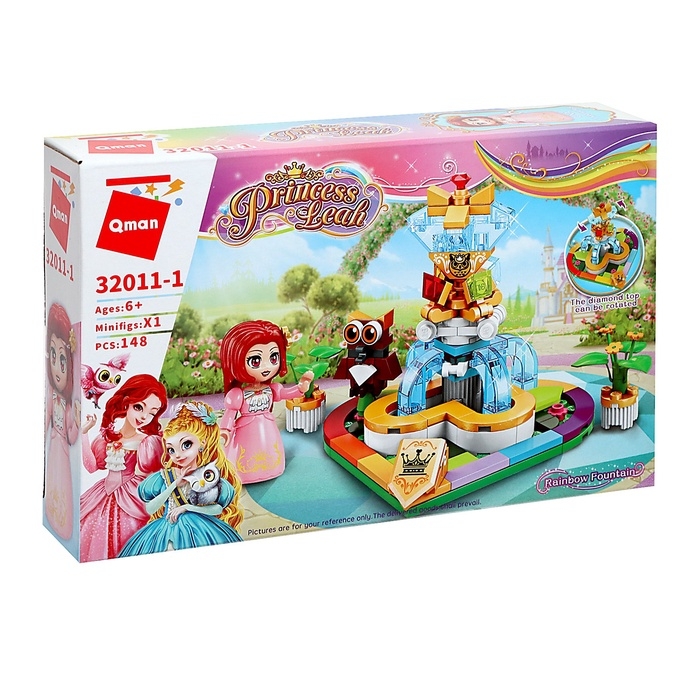 Конструктор для девочек &laquo;Принцессы. Фонтан&raquo;, 148 деталей