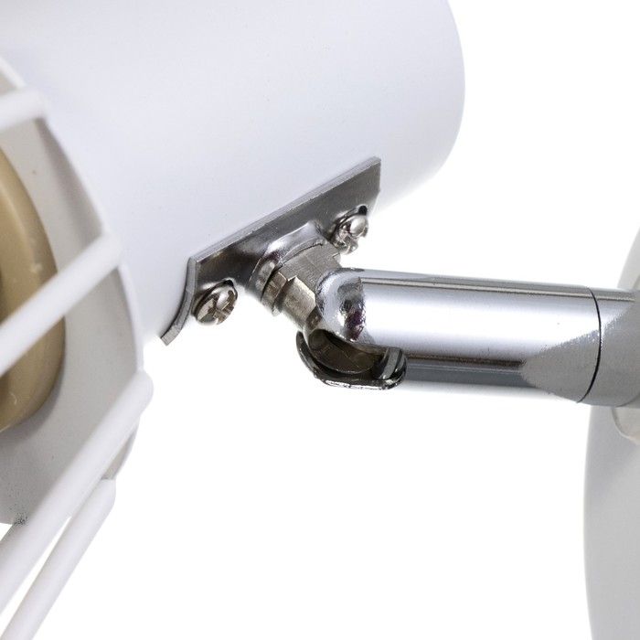 Бра с переключателем на проводе "Хлоя" Е14 40Вт белый 19х10х18см