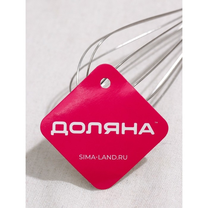 Венчик для взбивания Доляна &laquo;Галактика&raquo;, 26&times;6 см, цвет синий