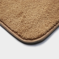 Коврики для ванной и туалета Доляна &laquo;Софт&raquo;, 2 шт: 40&times;50 см, 50&times;80 см, цвет бежевый