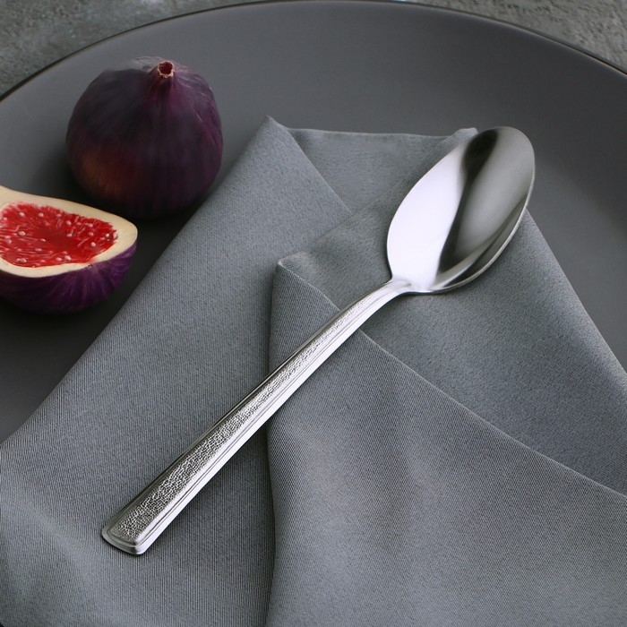 Ложка столовая Доляна «Пулкин», длина 19 см, толщина 1,2 мм Ложка столовая Доляна «Пулкин», длина 19 см, толщина 1,2 мм