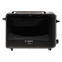 Тостер Bosch TAT3P423, 970 Вт, 5 режимов прожарки, 2 тоста, чёрный