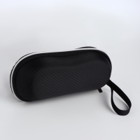 Футляр для очков на молнии, длина 17 см, цвет чёрный Футляр для очков на молнии, длина 17 см, цвет чёрный