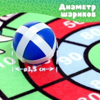 Дартс «Динозаврик», 3 шарика на липучках, крючок Дартс «Динозаврик», 3 шарика на липучках, крючок