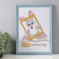 Фоторамка пластик "Модерн" 21х30 см, голубой Фоторамка пластик "Модерн" 21х30 см, голубой