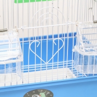 Клетка для птиц укомплектованная Bd-1/3c, 30 х 23 х 39 см, синяя Клетка для птиц укомплектованная Bd-1/3c, 30 х 23 х 39 см, синяя