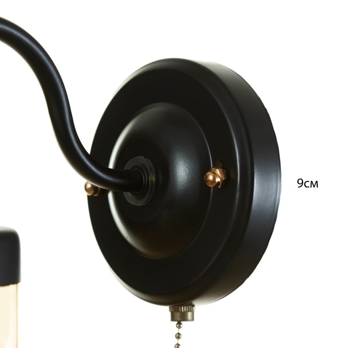 Бра 2199/1 E27 40Вт черно-золотой 20х11х20 см