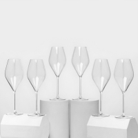 Набор бокалов для вина Swan, 560 мл, хрустальное стекло, 6 шт Набор бокалов для вина Swan, 560 мл, хрустальное стекло, 6 шт